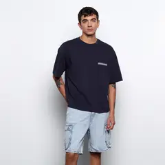 DENIMLAB - Bermuda Hombre Cargo Largo 32
