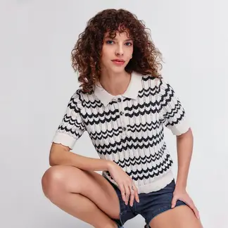 UNIVERSITY CLUB - Camiseta Mujer Tejido Manga corta de Algodón