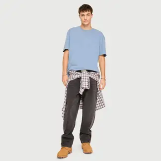 BEARCLIFF - Jean 5 Bolsillos Hombre Baggy Largo 32