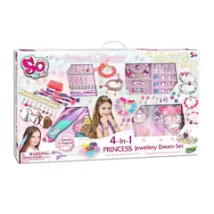 SO BEADS - Set de juegos So Beads: Joyería de los sueños 4 en 1