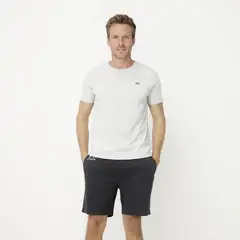 LA MARTINA - Pijama Hombre Corto Manga corta con Logo de Algodón