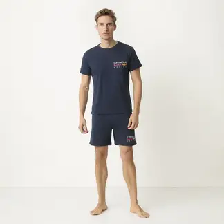 REDBULL - Pijama Hombre Corto Manga corta Oracle Red Bull Racing