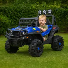 SCOOP - Carro Montable Eléctrico Dunas Azul 12V