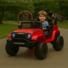SCOOP - Carro Montable eléctrico Camper Todoterreno Rojo 12V