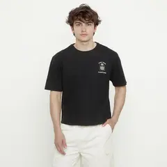 BEARCLIFF - Camiseta Hombre con Estampado de Algodón