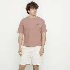 BEARCLIFF - Camiseta Hombre con Estampado de Algodón