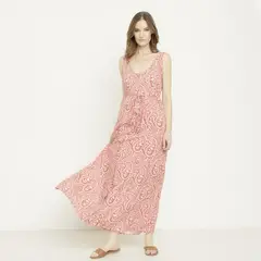 NEWPORT - Vestido Largo Casual con Estampado para Mujer