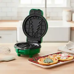 RECCO - Waflera y Máquina de Galletas Navideñas con 3 diseños intercambiables