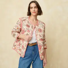 UNIVERSITY CLUB - Chaqueta Mujer con Flores