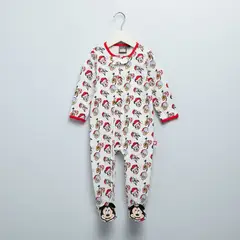 STD CHARACTERS - Pijama Navideña para Bebé niño con Estampado Mickey Manga larga