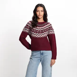 UNIVERSITY CLUB - Saco Navideño Mujer Tejido