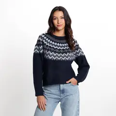 UNIVERSITY CLUB - Saco Navideño Mujer Tejido