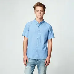 FEDERATION - Camisa para Niño Manga corta de Algodón