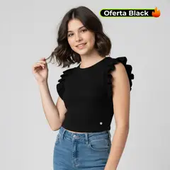 ELV - Camiseta para Niña de Algodón