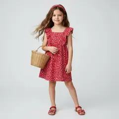 YAMP - Vestido para Niña con Boleros de Algodón