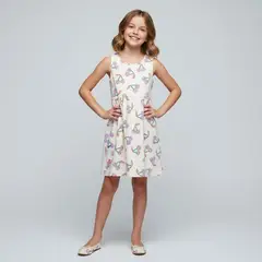 YAMP - Vestido para Niña de Algodón