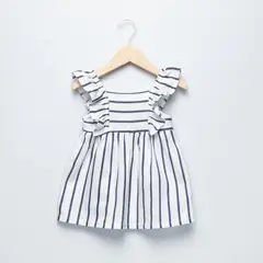 YAMP - Vestido para Bebé niña de Algodón