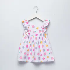 YAMP - Vestido para Bebé niña de Algodón