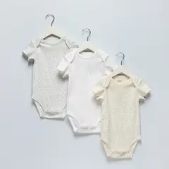 YAMP - Bodies para Bebé niña Pack de 3 unidades de Algodón