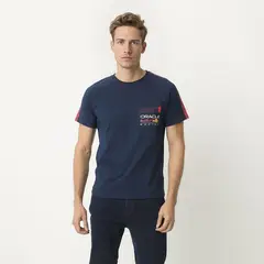 REDBULL - Camiseta Manga Corta de Algodón Oracle Red Bull Racing