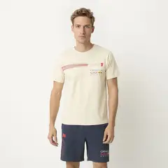 REDBULL - Camiseta Manga Corta de Algodón Oracle Red Bull Racing