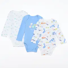 YAMP - Bodies para Bebé niño Pack de 3 unidades de Algodón