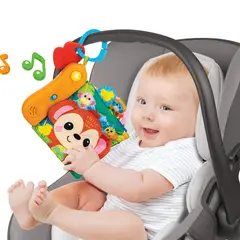WINFUN - Juguete para bebé didáctico Winfun: Libro sensorial animales de la jungla