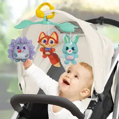 WINFUN - Juguete para bebé didáctico Winfun: Móvil musical amigos del bosque 3 en 1