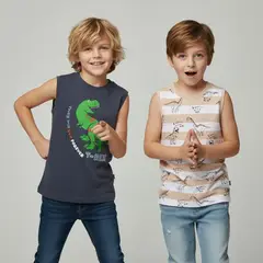 YAMP - Esqueleto para Niño Pack de 2 unidades con Estampado de Algodón