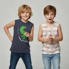 YAMP - Esqueleto para Niño Pack de 2 unidades con Estampado de Algodón