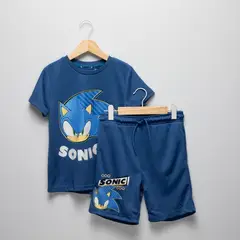 SONIC - Sets Camiseta manga corta + Short para Niño en Poliéster