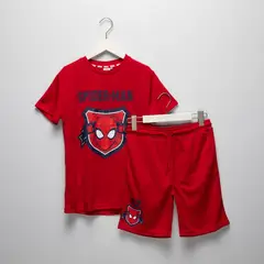 SPIDER MAN - Sets Camiseta manga corta + Short para Niño en Poliéster Spider-man