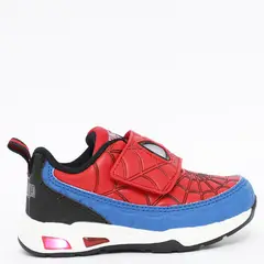 MARVEL - Tenis con luces Spiderman L Luz I Niño con Velcro