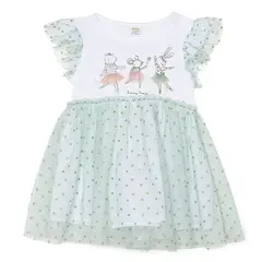 YAMP - Vestido para Bebé niña con Estampado