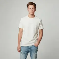 FEDERATION - Camiseta Para Niño con Logo Manga corta de Algodón