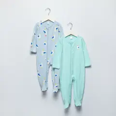 YAMP - Pijamas Para Bebé niño Pack de 2 unidades con Estampado Manga larga de Algodón