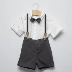 YAMP - Set Para Bebé niño 3 piezas Manga corta de Algodón