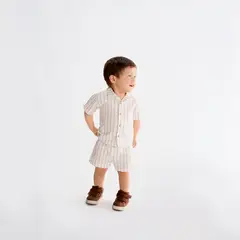 YAMP - Camisa para Bebé niño con Estampado Manga corta de Algodón