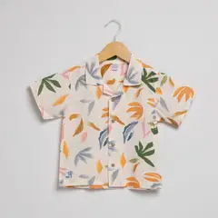 YAMP - Camisa para Bebé niño con Estampado Manga corta de Algodón