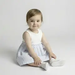 YAMP - Vestido para Bebé niña de Algodón