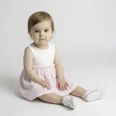 YAMP - Vestido para Bebé niña de Algodón