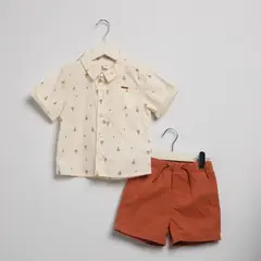 YAMP - Sets Camisa manga corta + Short para Bebé niño en Algodón
