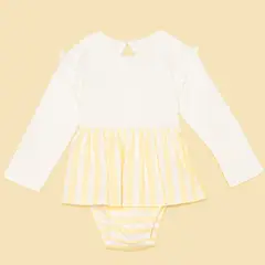 YAMP - Body para Bebé niña Boleros Manga larga de Algodón