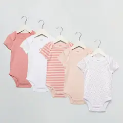 YAMP - Bodies Para Bebé niña Pack de 5 unidades de Algodón