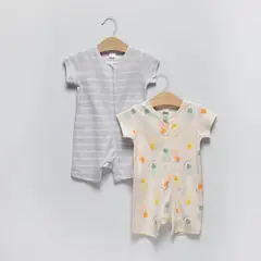 YAMP - Pijamas Para Bebé niño Pack de 2 unidades con Estampado Manga corta de Algodón