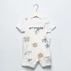 YAMP - Sets Jardinera + Body manga corta para Bebé niño en Algodón
