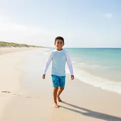 YAMP - Camiseta UV Para Niño con Estampado Manga larga