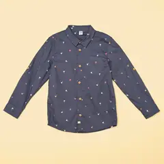 YAMP - Camisas Para Niño Manga larga de Algodón