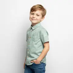 YAMP - Camisas Para Niño Manga corta de Algodón