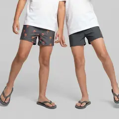 YAMP - Pantaloneta de baño para Niño Pack de 2 unidades Liso Cintura elásticada de Poliéster